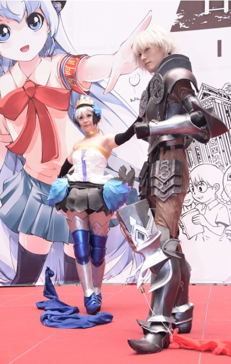 2016世界Cosplay高峰會臺灣代表「小都與小白」 圖:翻攝自台被市政府官網 2016世界Cosplay高峰會臺灣代表「小都與小白」 圖:翻攝自台被市政府官網