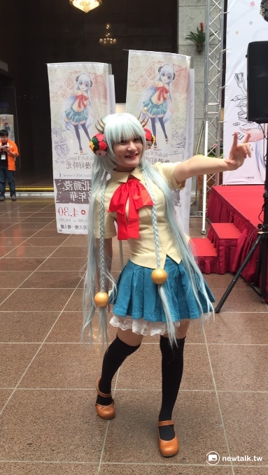 現場coser「冥戰錄」女主角 圖:黃麒賓攝 現場coser「冥戰錄」女主角 圖:黃麒賓攝