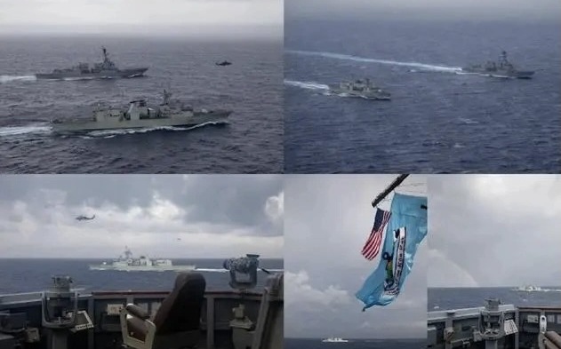 台海「拼刺刀」還殺回馬槍! 軍艦「鬼切」內幕 雙方海空對峙 連直升機都起飛了