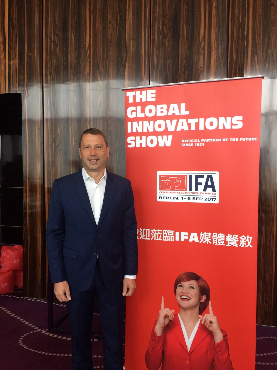 IFA現任執行長Heithecker。 圖:IFA/提供 IFA現任執行長Heithecker。 圖:IFA/提供