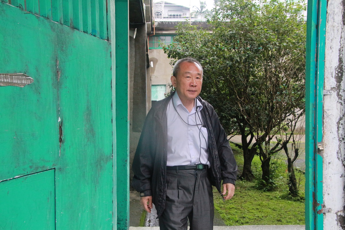 黃華回到當年被關押的警總軍法處看守所。 圖:新頭殼資料照片 黃華回到當年被關押的警總軍法處看守所。 圖:新頭殼資料照片