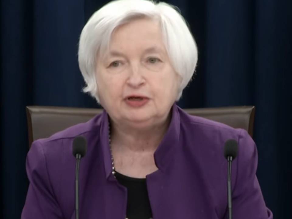 美國聯準會(Fed)於台北時間15日凌晨2時公布,調升基準的聯邦資金利率區間1碼,至1%到1.25%,美國聯準會(Fed)主席葉倫記者會說明。 圖:翻攝自FedReserveBoard YouTube頻道公開網路影片 美國聯準會(Fed)於台北時間15日凌晨2時公布,調升基準的聯邦資金利率區間1碼,至1%到1.25%,美國聯準會(Fed)主席葉倫記者會說明。 圖:翻攝自FedReserveBoard YouTube頻道公開網路影片