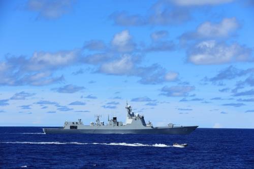 中共南海艦隊遠海訓練編隊2017年2月在東印度洋一處海域進行反恐反劫持演練。 中共南海艦隊遠海訓練編隊2017年2月在東印度洋一處海域進行反恐反劫持演練。