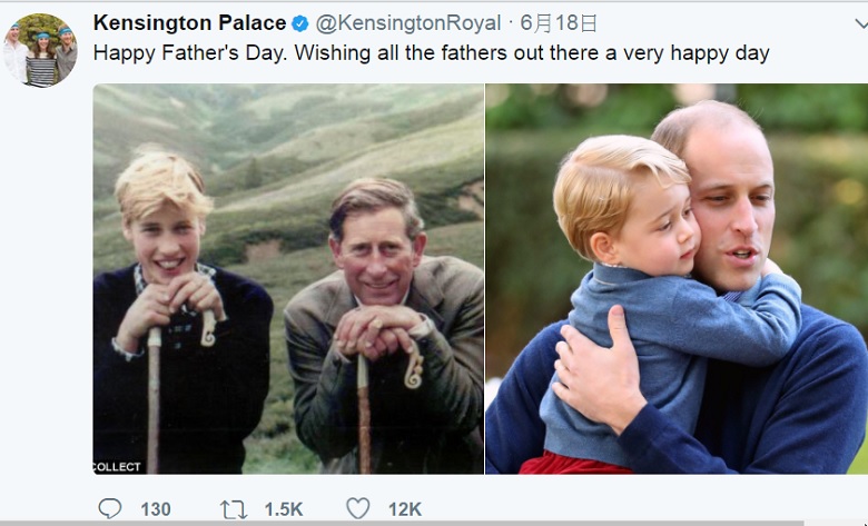 英國肯辛頓宮(Kensington Palace)18日在推特發布王室家族溫馨的合照,不見夏綠蒂小公主的身影,引發網友批評。 英國肯辛頓宮(Kensington Palace)18日在推特發布王室家族溫馨的合照,不見夏綠蒂小公主的身影,引發網友批評。