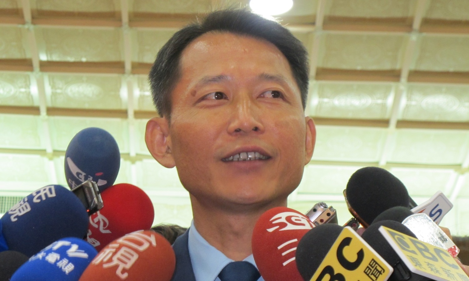 空軍防空飛彈指揮部少將指揮官游仁明27日表示,鷹式飛彈試射出問題一事,官兵完全按照標準程序操作。 圖:林朝億/攝 空軍防空飛彈指揮部少將指揮官游仁明27日表示,鷹式飛彈試射出問題一事,官兵完全按照標準程序操作。 圖:林朝億/攝