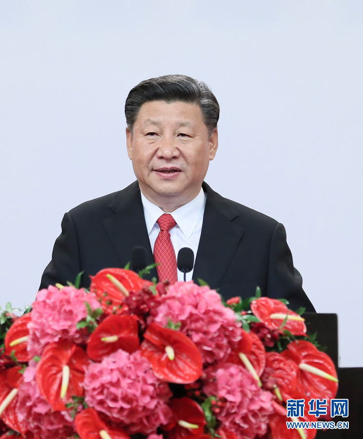 中國國家主席習近平發表七一談話。 中國國家主席習近平發表七一談話。