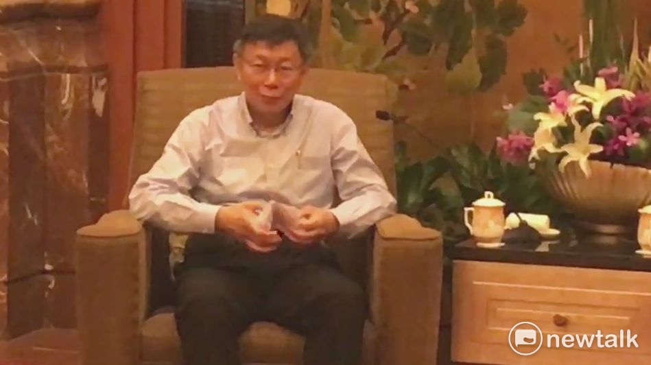 台北市長柯文哲。 圖:周煊惠/攝 台北市長柯文哲。 圖:周煊惠/攝
