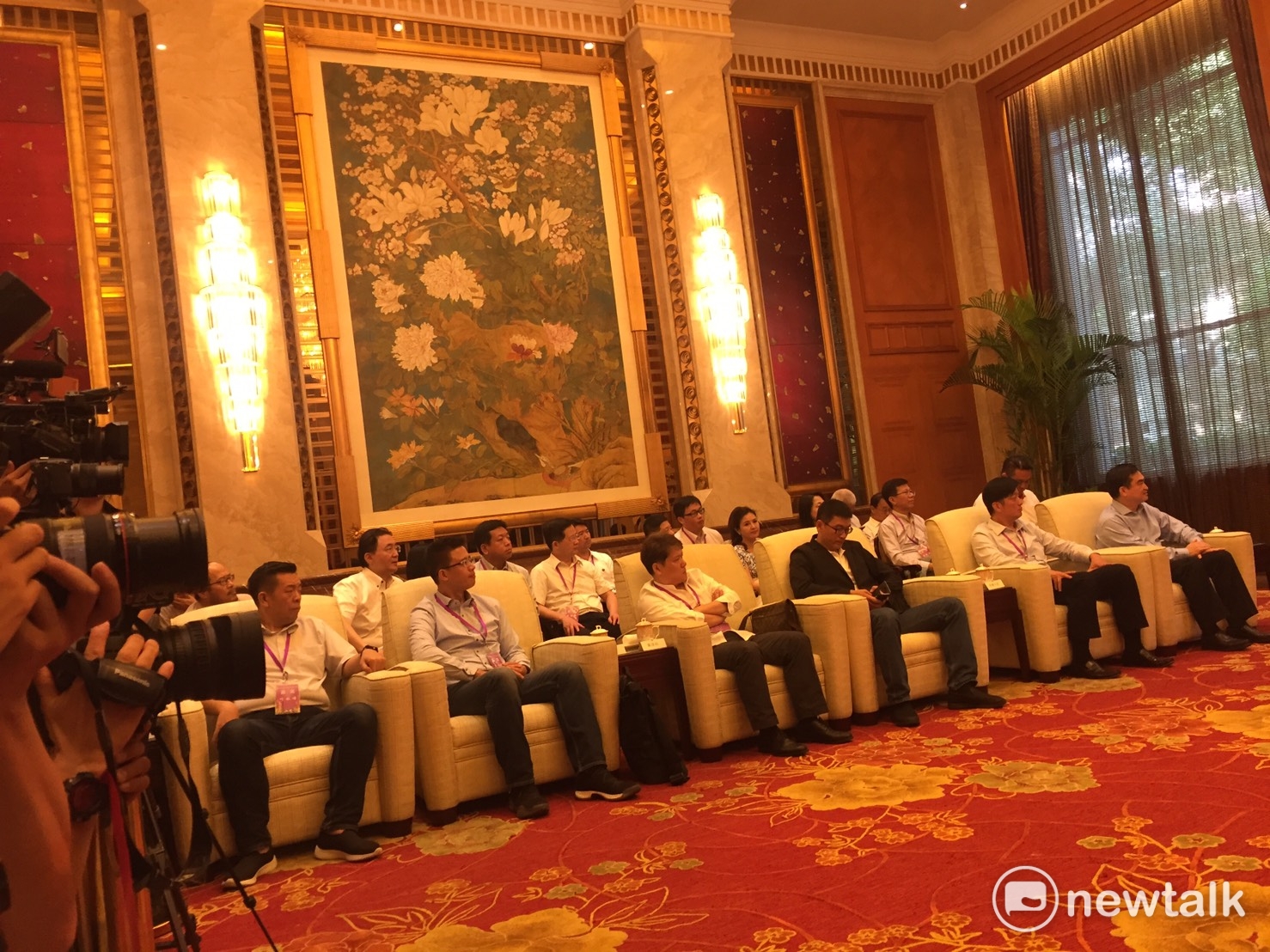 跟隨柯文哲到上海參訪的台北市議員都出席「柯張會」。 圖:周煊惠/攝 跟隨柯文哲到上海參訪的台北市議員都出席「柯張會」。 圖:周煊惠/攝