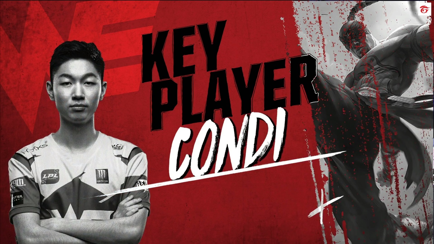 單場MVP:WE打野選手Condi。 圖:翻攝自 Garena Twitch 單場MVP:WE打野選手Condi。 圖:翻攝自 Garena Twitch