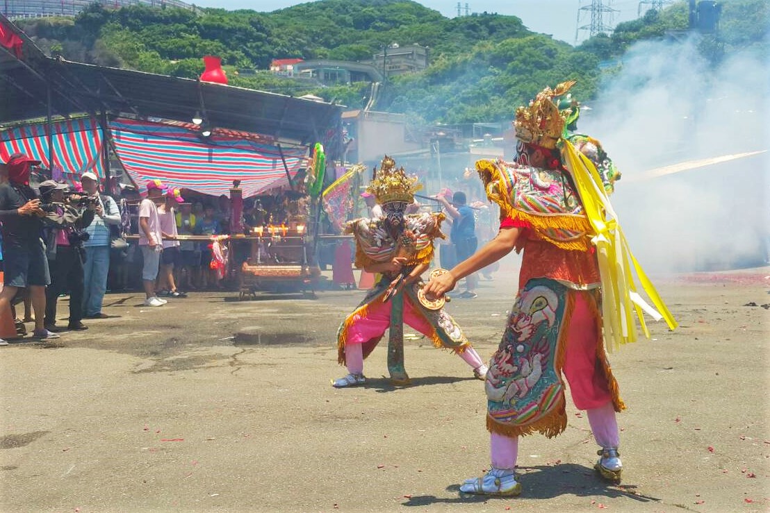 今年外木山王爺海上遶境文化祭,於今日(11)早上在外木山協安宮熱鬧展開。 圖:基隆市政府/提供 今年外木山王爺海上遶境文化祭,於今日(11)早上在外木山協安宮熱鬧展開。 圖:基隆市政府/提供