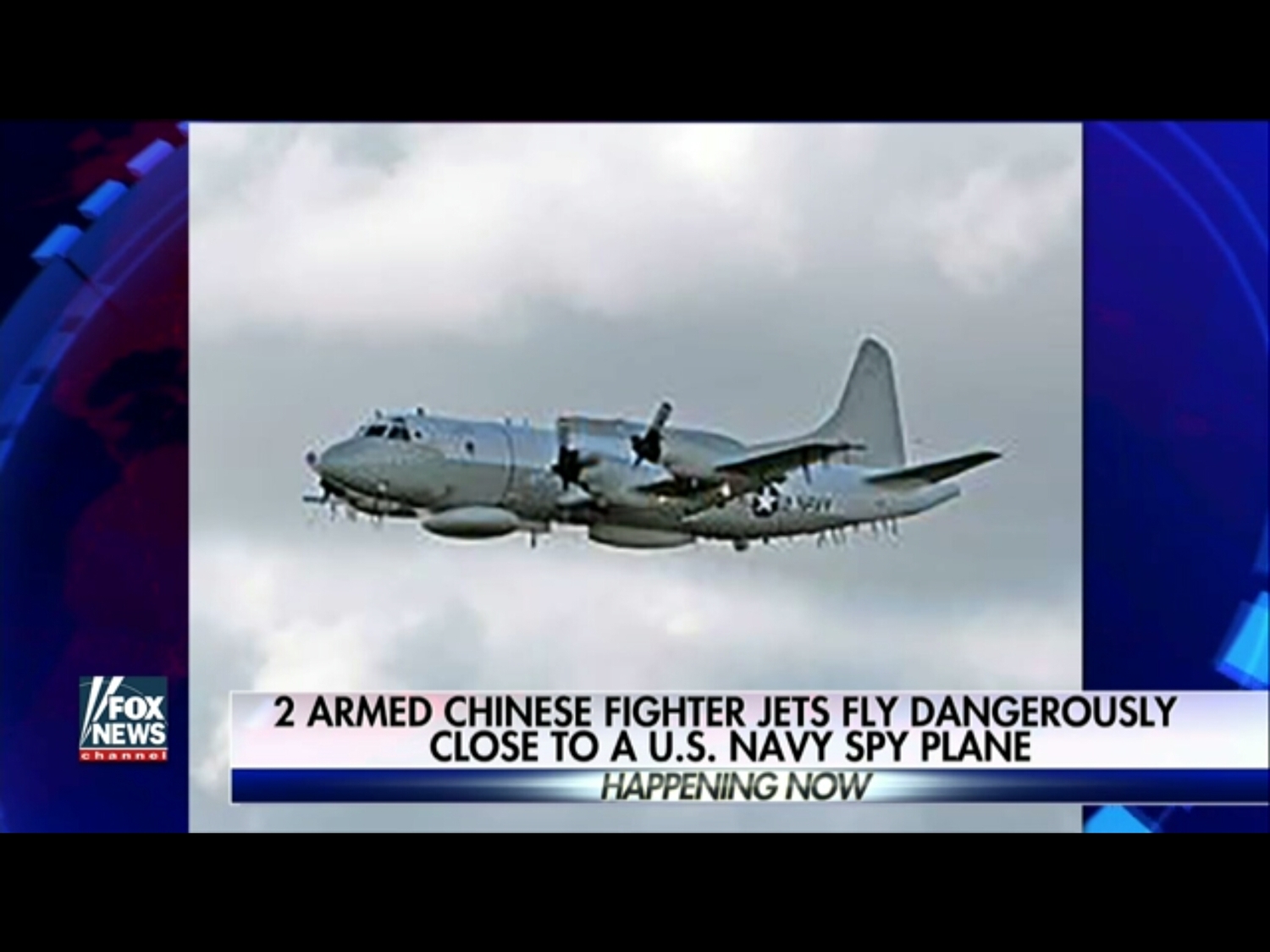 美國EP-3型偵察機 圖:攝自福斯新聞網foxnews.com 美國EP-3型偵察機 圖:攝自福斯新聞網foxnews.com