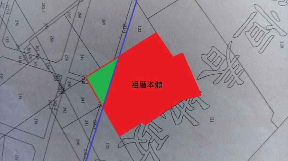 張家古厝地政示意圖 圖:屏東縣議員蔣月惠服務處/提供 張家古厝地政示意圖 圖:屏東縣議員蔣月惠服務處/提供