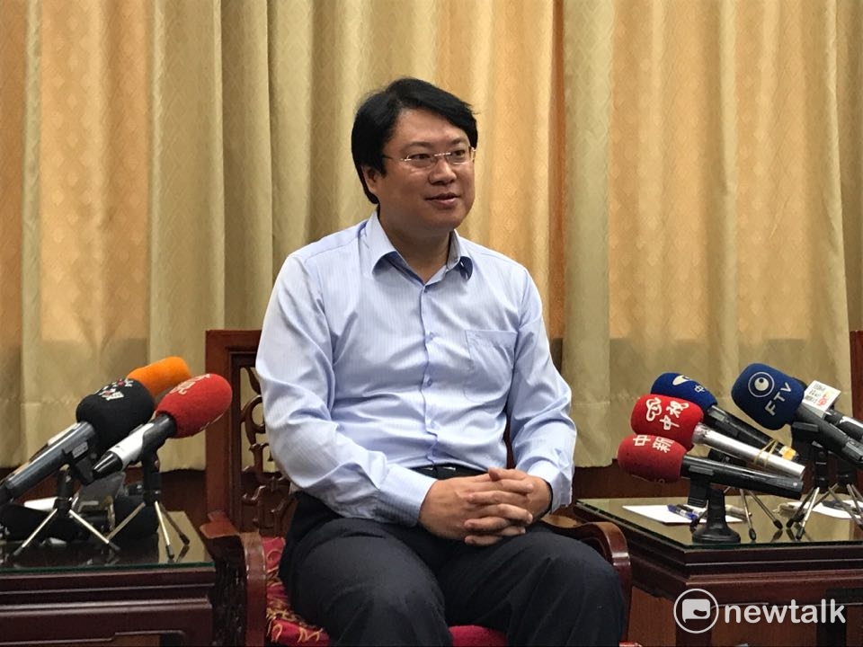 基隆市長林右昌。 圖 : 周煊惠/攝 基隆市長林右昌。 圖 : 周煊惠/攝