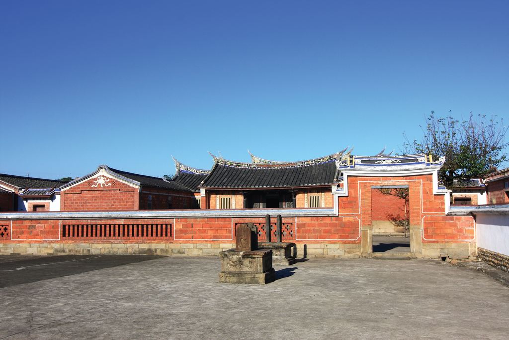 李騰芳古宅外埕。 圖:翻攝桃園觀光導覽網 李騰芳古宅外埕。 圖:翻攝桃園觀光導覽網