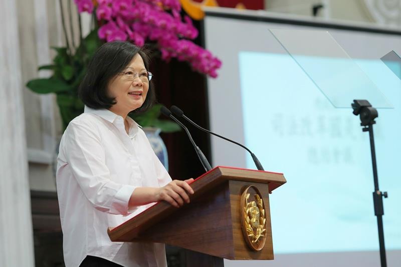 司法改革國是會議總結會議總統蔡英文 圖:總統府提供 司法改革國是會議總結會議總統蔡英文 圖:總統府提供