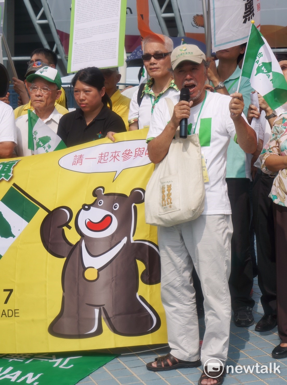自由台灣黨主席蔡丁貴。 圖 : 常日豪 / 攝 自由台灣黨主席蔡丁貴。 圖 : 常日豪 / 攝