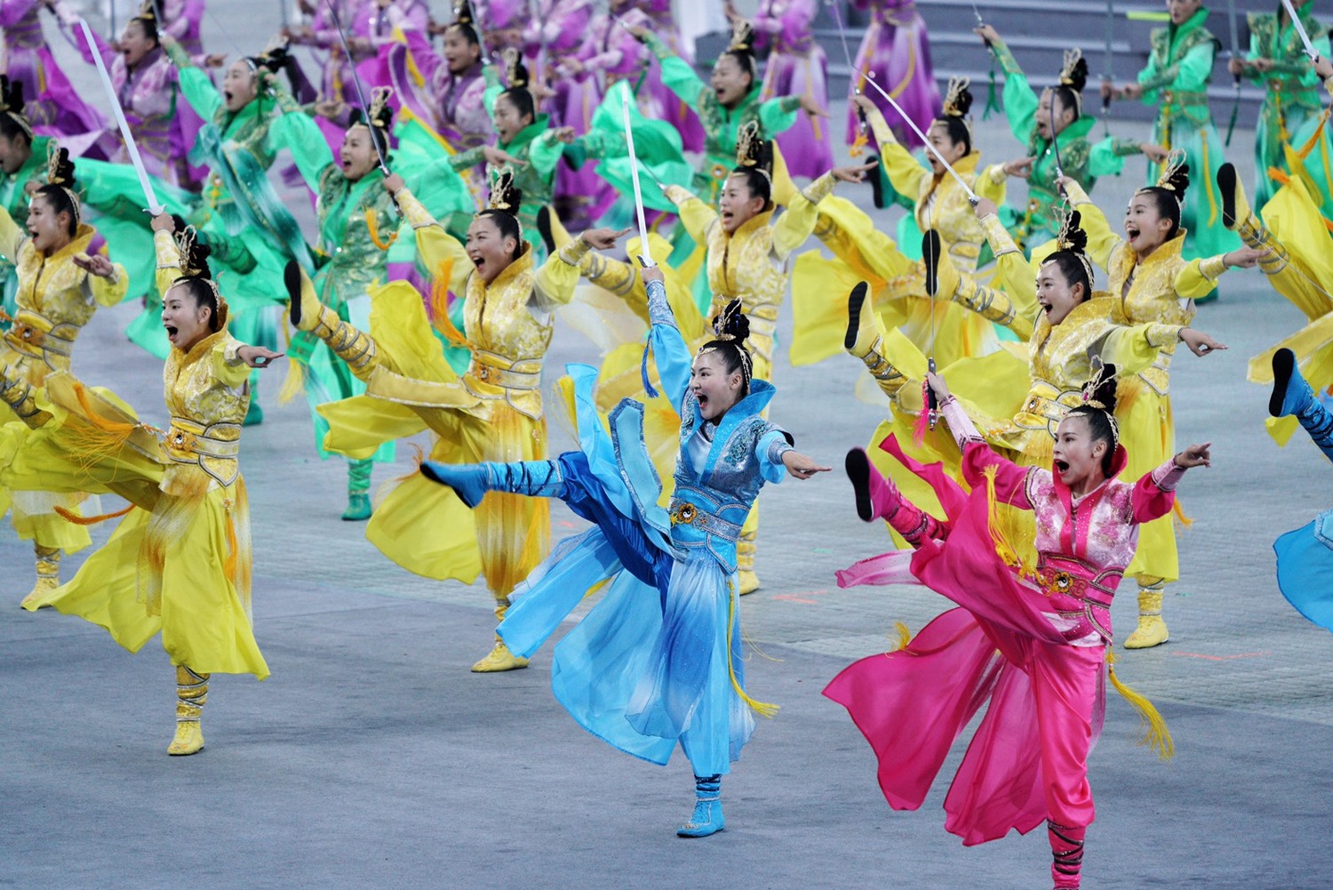 世大運今(19)晚舉行開幕典禮。圖為傍晚暖場演出。 圖 : 常日豪 / 攝 世大運今(19)晚舉行開幕典禮。圖為傍晚暖場演出。 圖 : 常日豪 / 攝