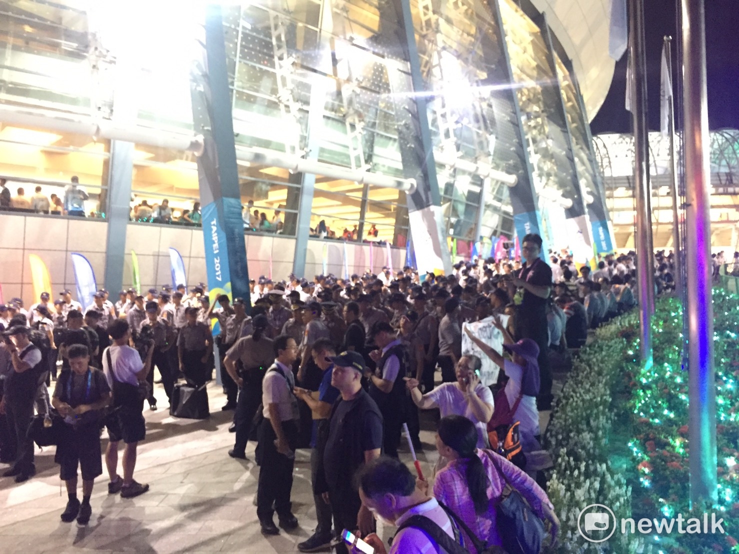 世大運19日舉行開幕式,遭反年改團體抗議,一度造成各國選手無法進場。(資料照) 世大運19日舉行開幕式,遭反年改團體抗議,一度造成各國選手無法進場。(資料照)