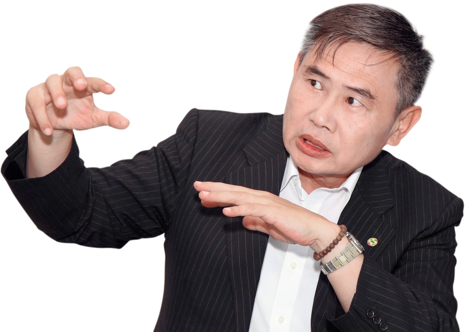 韓國瑜斥抹黑,民進黨副秘書長李俊毅直嗆:這是「意圖使人不當選」,韓應該拿出證據去提告。 圖:新頭殼資料畫面 韓國瑜斥抹黑,民進黨副秘書長李俊毅直嗆:這是「意圖使人不當選」,韓應該拿出證據去提告。 圖:新頭殼資料畫面