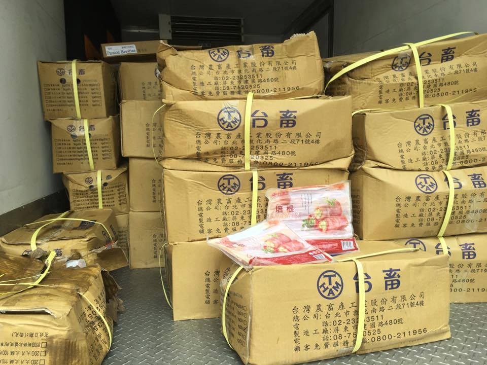 選手村剩食。 圖:翻攝許立民臉書 選手村剩食。 圖:翻攝許立民臉書