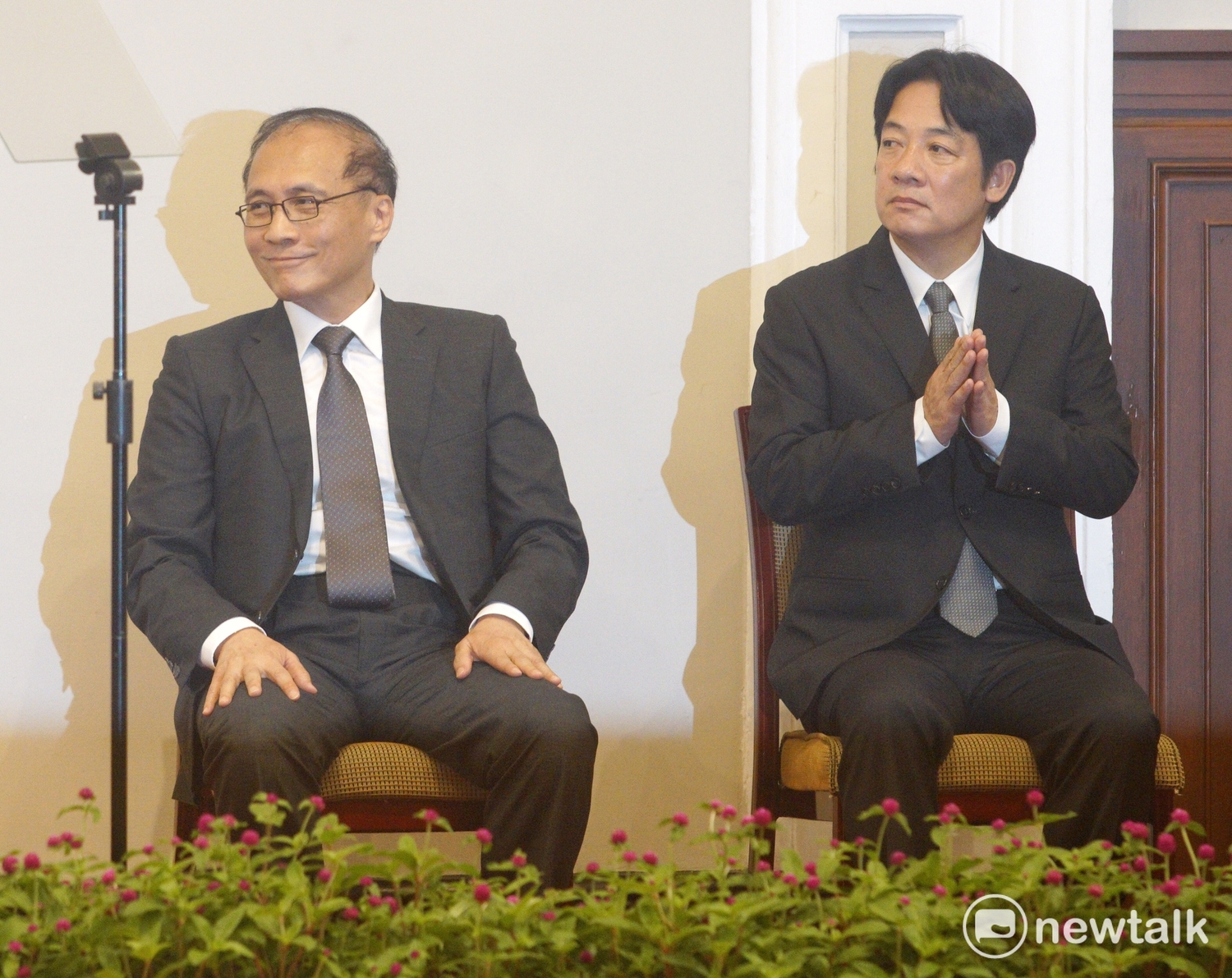 林全在記者會表示感謝蔡英文以及賴市長願意接下重擔 圖 : 常日豪/攝 林全在記者會表示感謝蔡英文以及賴市長願意接下重擔 圖 : 常日豪/攝