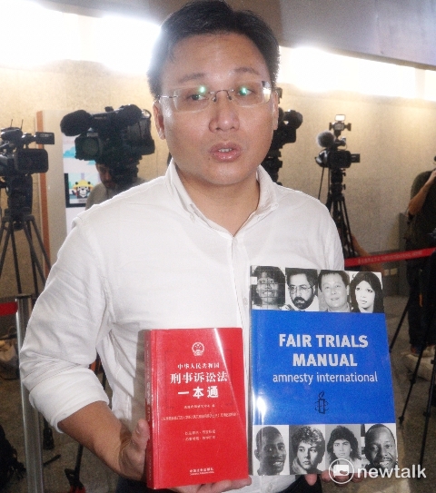 司改會秘書蕭逸民。 圖:常日豪/攝 司改會秘書蕭逸民。 圖:常日豪/攝