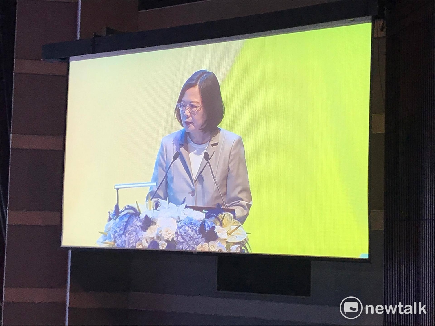 總統蔡英文今日出席WCIT開幕式。 總統蔡英文今日出席WCIT開幕式。