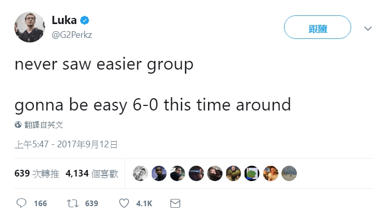 昨(12)日《英雄聯盟》世界賽入圍賽與小組賽的抽籤結果出爐,但由於抽籤講求機運,結果自然是幾家歡樂幾家愁,照片為等待抽籤中的北美隊伍TSM。 昨(12)日《英雄聯盟》世界賽入圍賽與小組賽的抽籤結果出爐,但由於抽籤講求機運,結果自然是幾家歡樂幾家愁,照片為等待抽籤中的北美隊伍TSM。