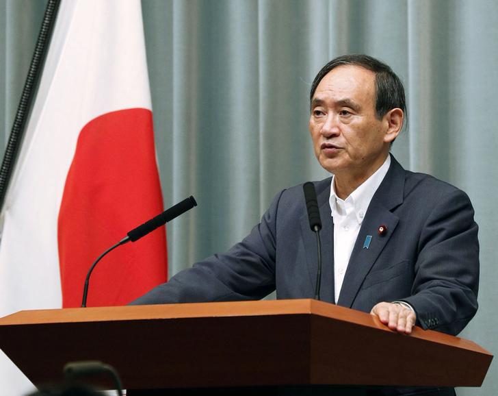 北韓再度射彈飛越日本領土上空,日本內閣官房長官菅義偉隨即召開記者會強調,堅決不容允許北韓再次的挑釁行為,日本政府已向北韓提出嚴重抗議。 圖:達志影像/路透社 北韓再度射彈飛越日本領土上空,日本內閣官房長官菅義偉隨即召開記者會強調,堅決不容允許北韓再次的挑釁行為,日本政府已向北韓提出嚴重抗議。 圖:達志影像/路透社
