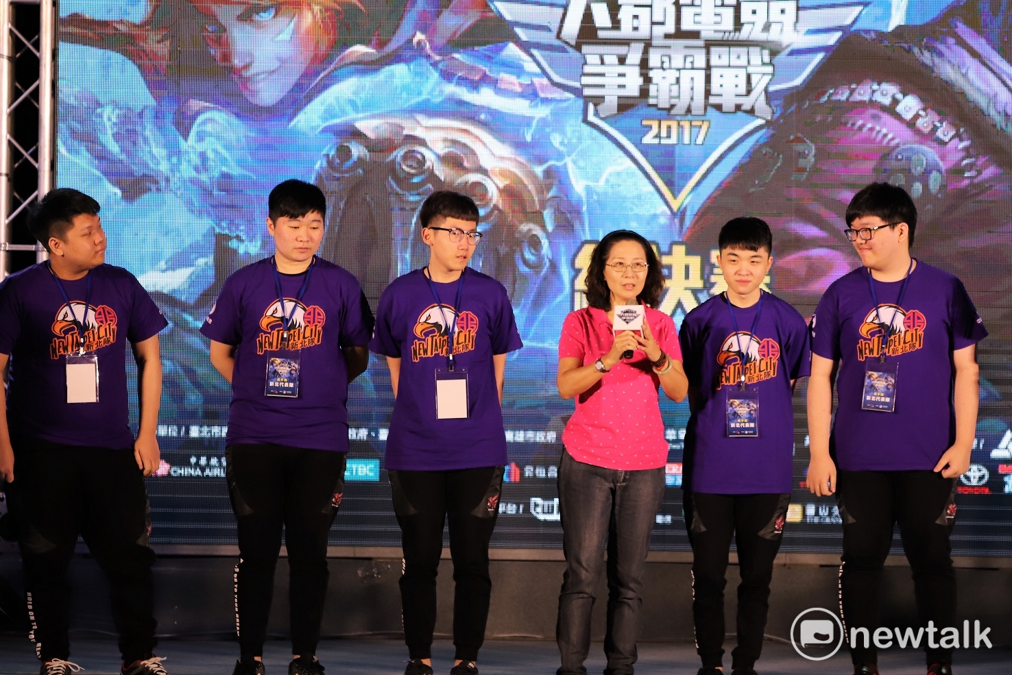 新北代表隊「ahq Fighter」。 圖:蔡幸秀/攝影 新北代表隊「ahq Fighter」。 圖:蔡幸秀/攝影