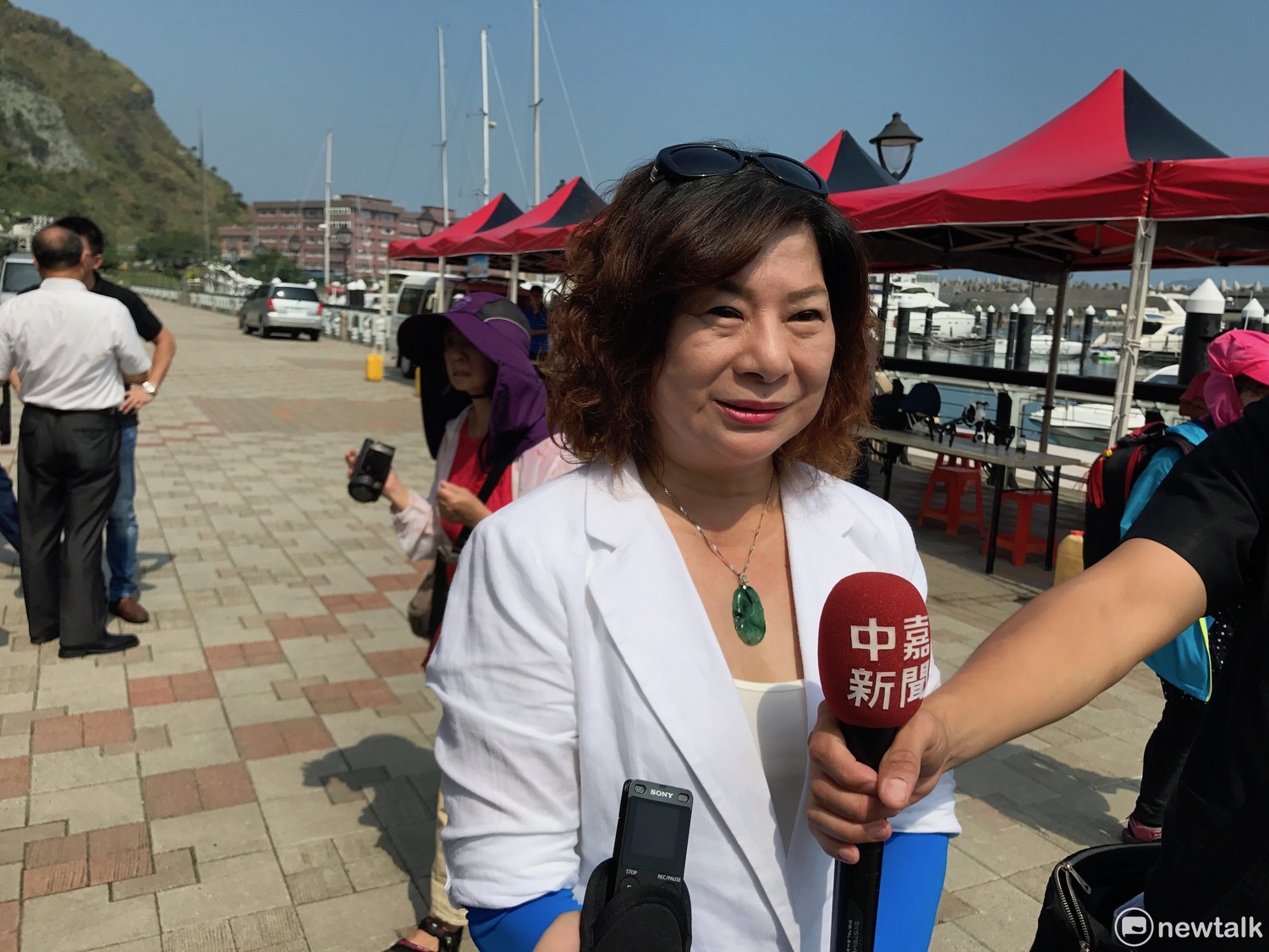 議長兼國民黨基隆市黨部主委宋瑋莉耕耘基層多年,地方實力雄厚,也被看好有機會出線代表國民黨挑戰林右昌。 圖:周煊惠 / 攝 議長兼國民黨基隆市黨部主委宋瑋莉耕耘基層多年,地方實力雄厚,也被看好有機會出線代表國民黨挑戰林右昌。 圖:周煊惠 / 攝