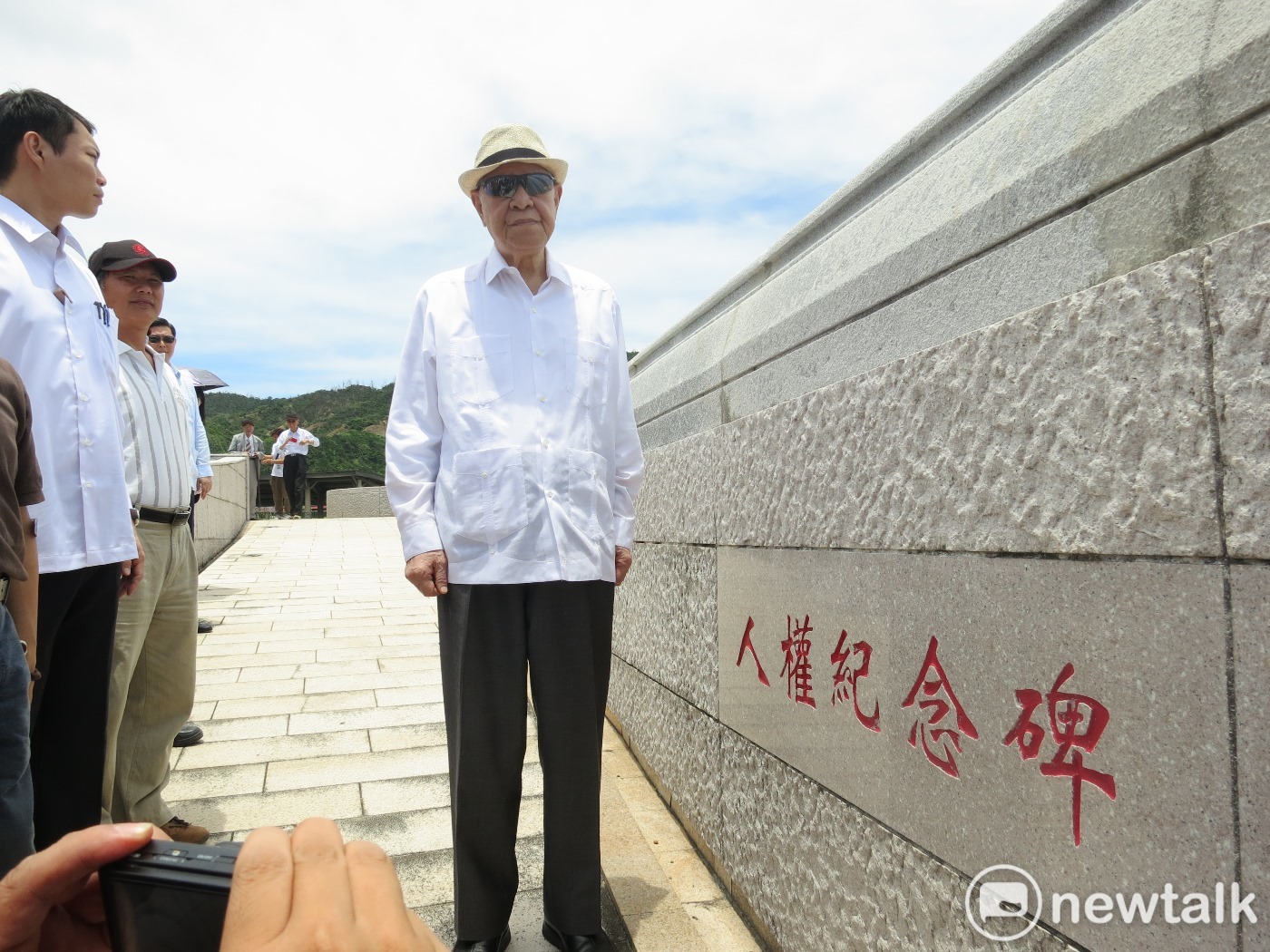 前總統李登輝今(19)日參訪綠島人權園區。圖:林朝億/攝 前總統李登輝今(19)日參訪綠島人權園區。圖:林朝億/攝