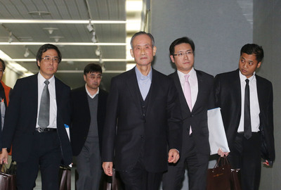 雄企業團副總經理蔡宗易昨天表示,大巨蛋通過會勘可以打棒球。圖為遠雄集團赴北市府協商大巨蛋。圖:中央社資料照片 雄企業團副總經理蔡宗易昨天表示,大巨蛋通過會勘可以打棒球。圖為遠雄集團赴北市府協商大巨蛋。圖:中央社資料照片