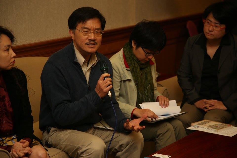 王增勇過去曾到立法院,表達希望通過同志婚姻法案的訴求。圖:資料照 王增勇過去曾到立法院,表達希望通過同志婚姻法案的訴求。圖:資料照