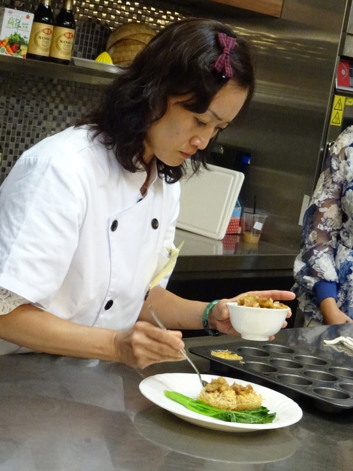 優勝者之一是來自台中的林晶晶,她以「鳳雛之巢」的健康創意獲得評審的青睞。圖:劉俊廷/攝 優勝者之一是來自台中的林晶晶,她以「鳳雛之巢」的健康創意獲得評審的青睞。圖:劉俊廷/攝