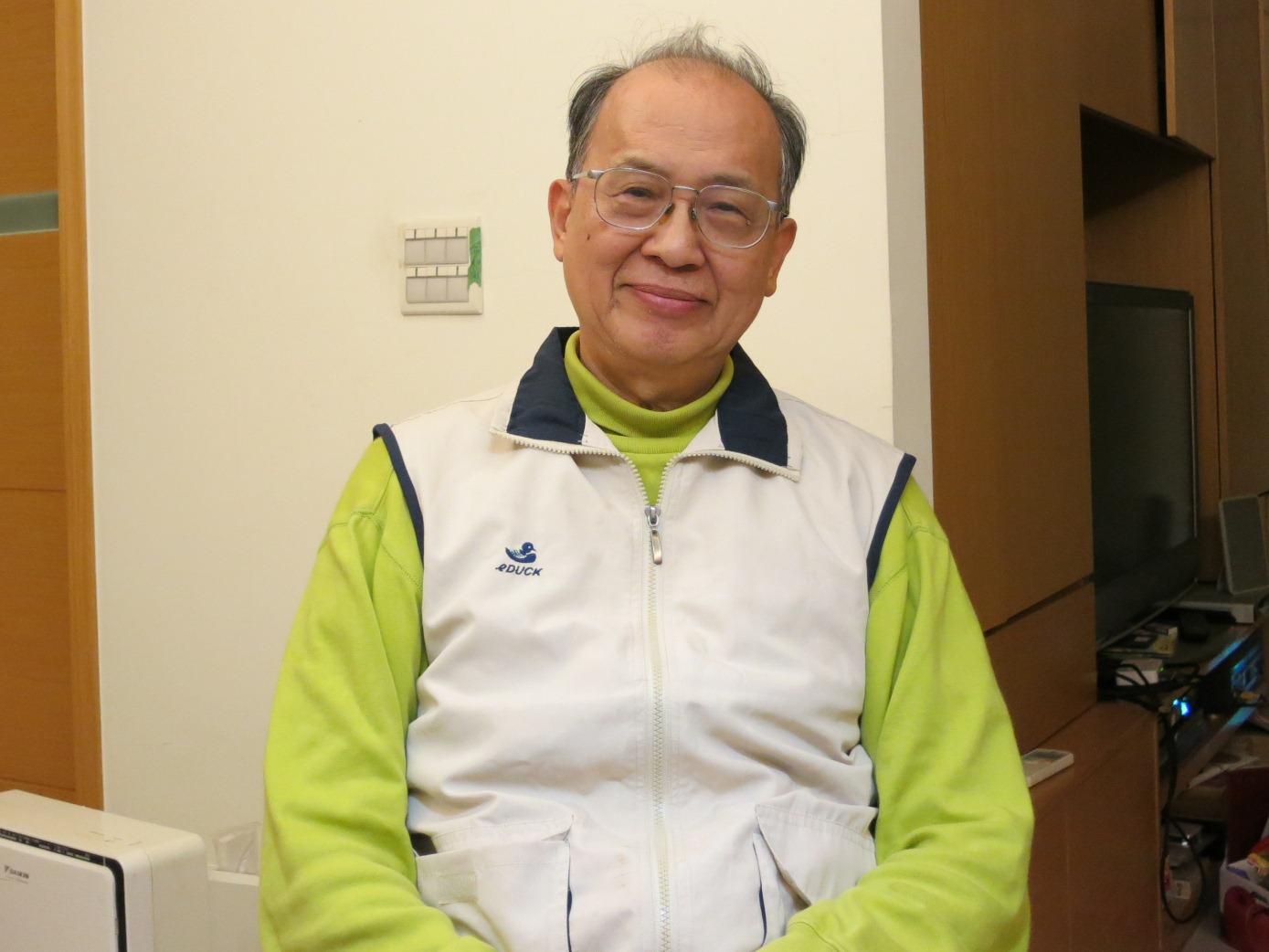 台師大退休教授莊萬壽受訪時表示,中國論壇刊登他的文章,從未間斷過。圖:林朝億/攝 台師大退休教授莊萬壽受訪時表示,中國論壇刊登他的文章,從未間斷過。圖:林朝億/攝