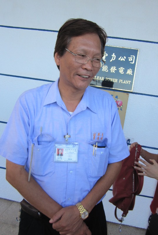 核一廠副廠長黃清順下午受訪時表示,菅直人在參訪過程中沒有問很多問題,並表現出肯定的態度。圖4之4:王立柔/攝 核一廠副廠長黃清順下午受訪時表示,菅直人在參訪過程中沒有問很多問題,並表現出肯定的態度。圖4之4:王立柔/攝