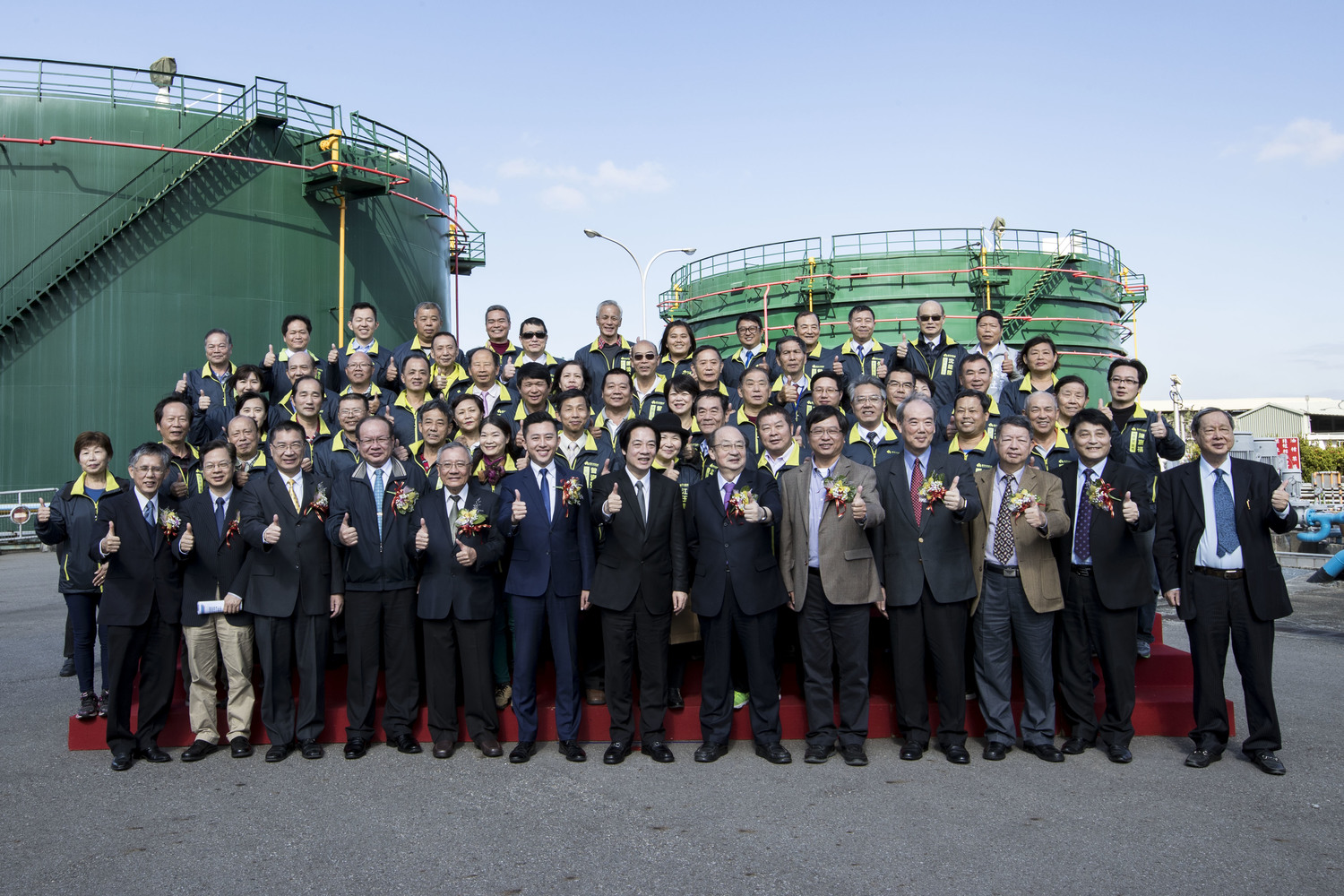 賴清德院長出席新竹油庫廢庫記者會，對於「竹科X」計畫表示支持。    圖：新竹市政府／提供