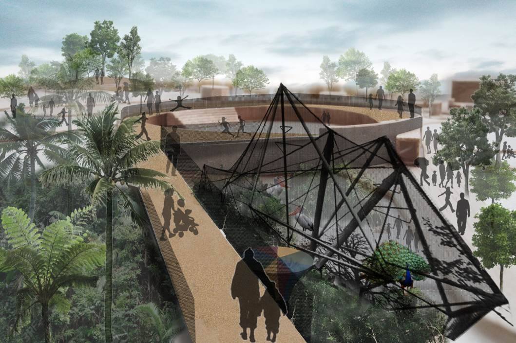 林智堅要打造「類棲地」的新竹市立動物園。   圖：新竹市政府／提供