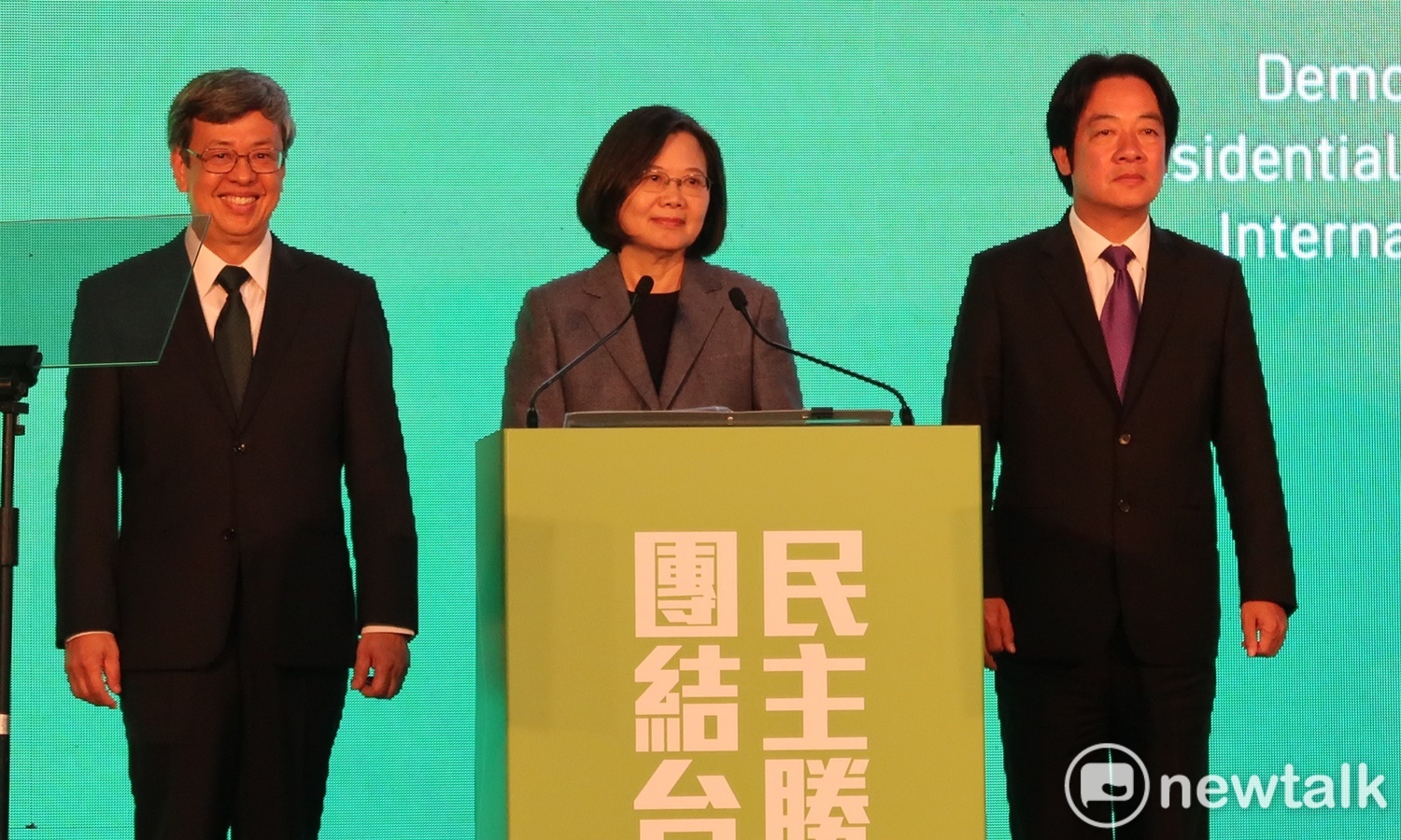 小英得票超過800萬票，寫下台灣總統大選新歷史。   圖 ： 林朝億/攝
