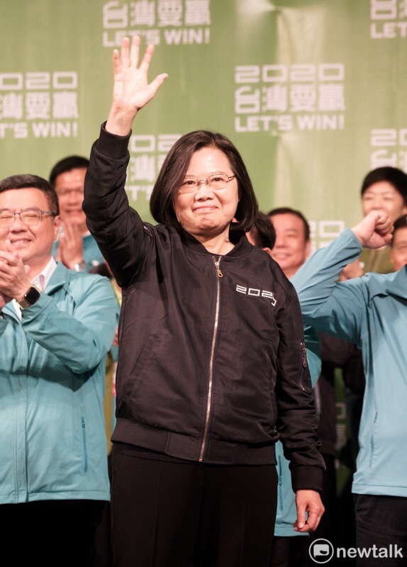 小英得票超過800萬票，寫下台灣總統大選新歷史。   圖 ： 張良一/攝