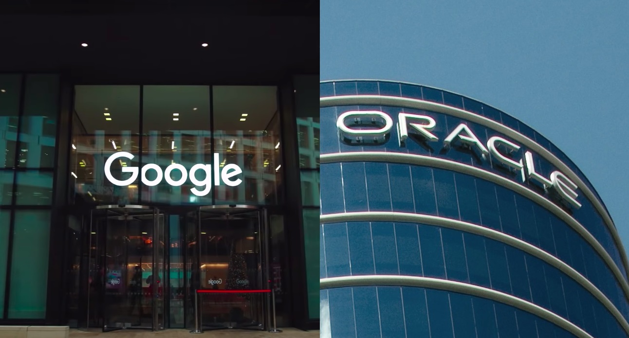 甲骨文（Oracle）與Google針對Android操作系統的訴訟官司歷經十年纏鬥後，美國最高法院最終裁定Google獲勝。   圖：新頭殼合成