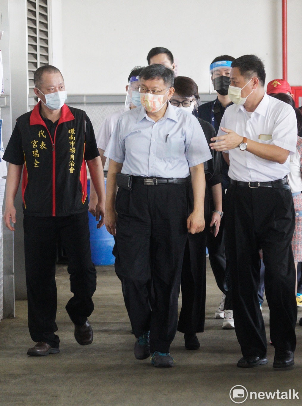 環南市場篩檢3300人 柯文哲：一天就能做2000多人 最慢後天可上線