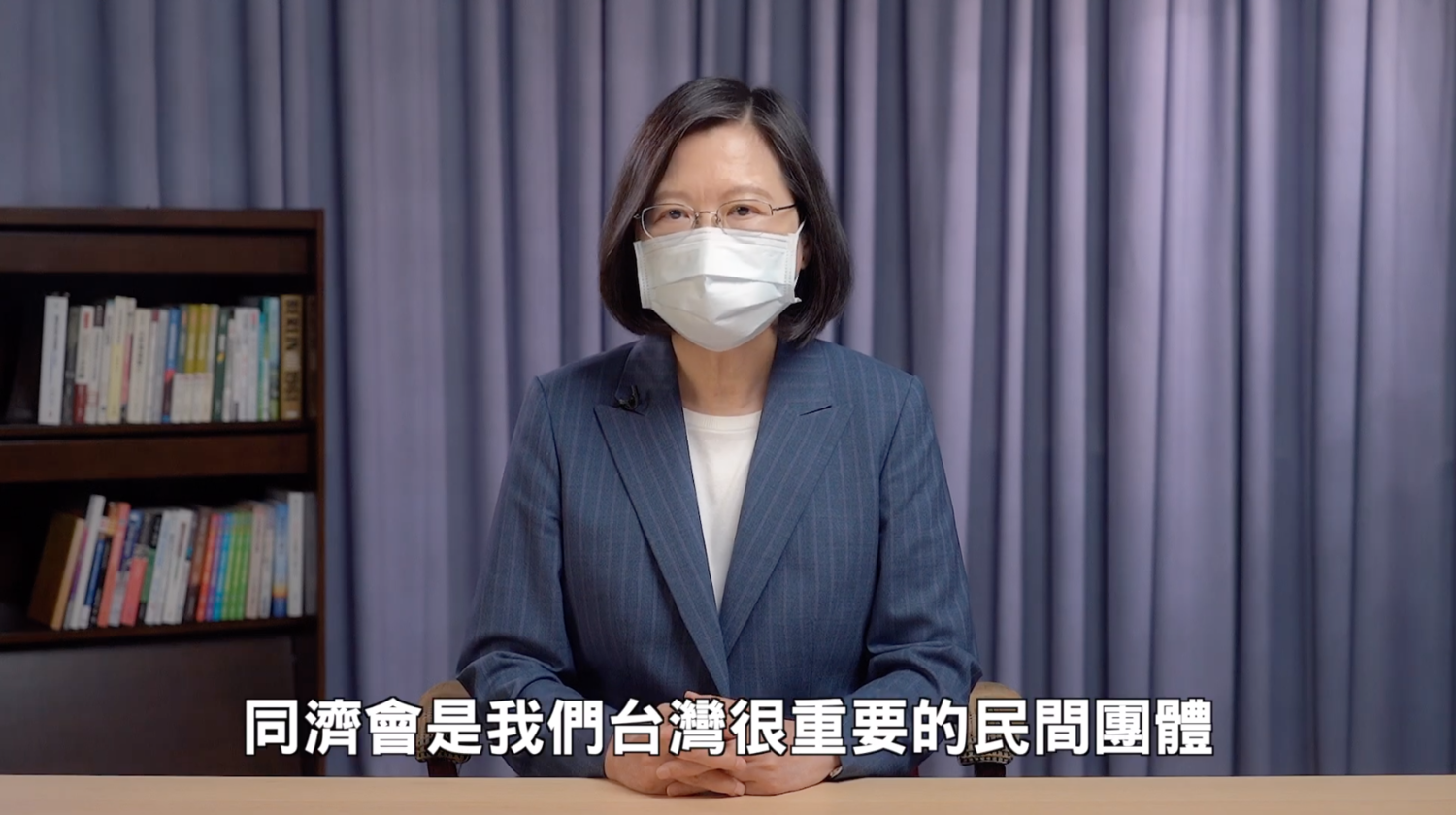 (影)疫情中暖心捐物資 蔡英文、賴清德肯定「台灣同濟隊」正能量 | 政治