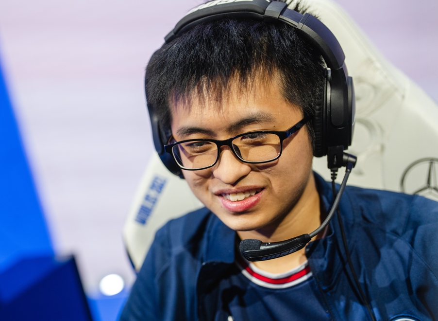 Hanabi在對陣RNG的比賽中發揮精彩。 圖:Riot Games/提供 Hanabi在對陣RNG的比賽中發揮精彩。 圖:Riot Games/提供