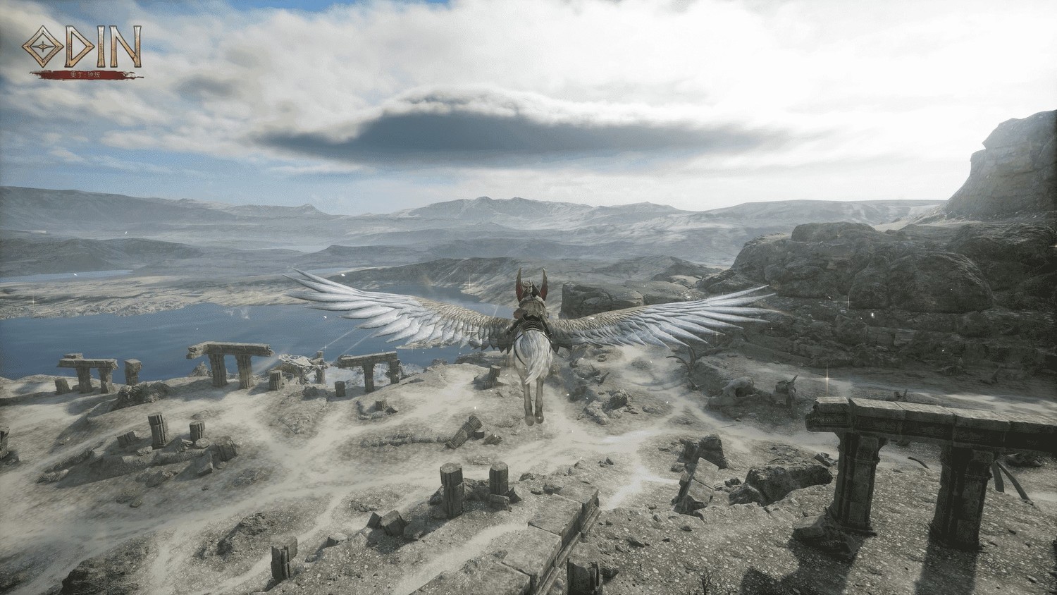 《奧丁：神叛》可同時使用手機版本和電腦版本遊玩，方便玩家體驗無邊無際的北歐神話史詩級開放世界。 圖：Glohow提供