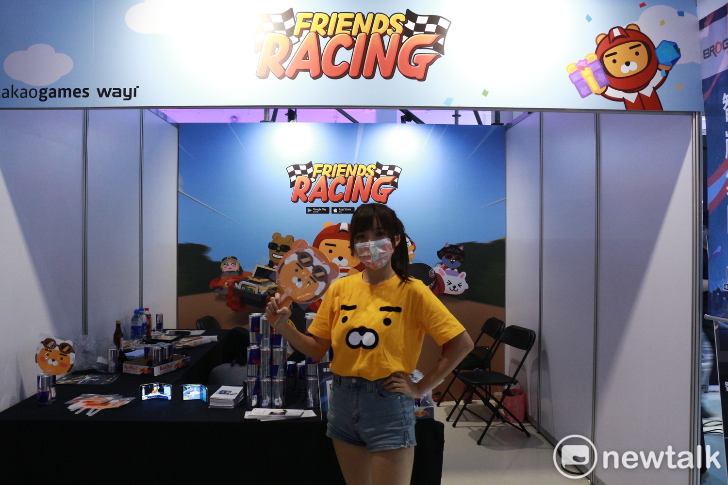 《FRIENDS RACING》事前登錄活動正式開跑。 圖:陳耀宗/攝 《FRIENDS RACING》事前登錄活動正式開跑。 圖:陳耀宗/攝