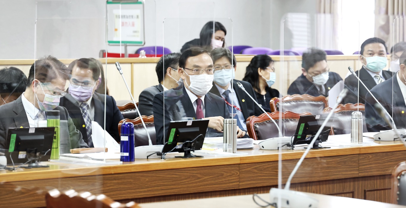 法務部長蔡清祥到立院司法及法制委員會備詢。   圖：張良一/攝