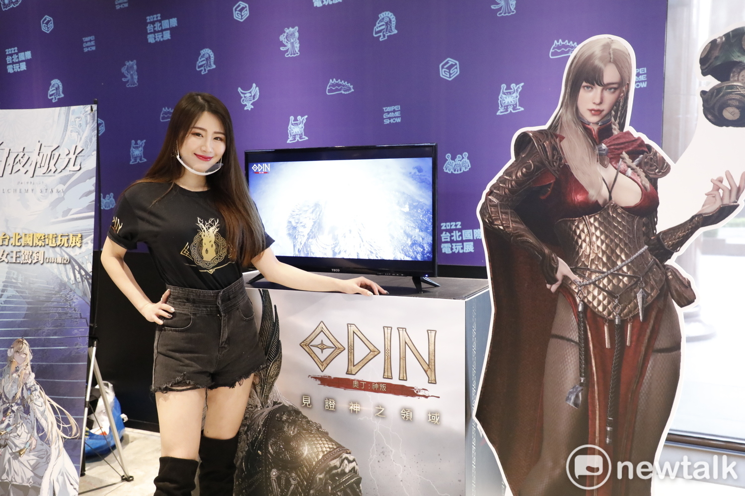 在韓國上市即引發熱潮、台灣玩家都相當期待的跨平台MMORPG大作《奧丁、神叛》。 圖：陳耀宗／攝