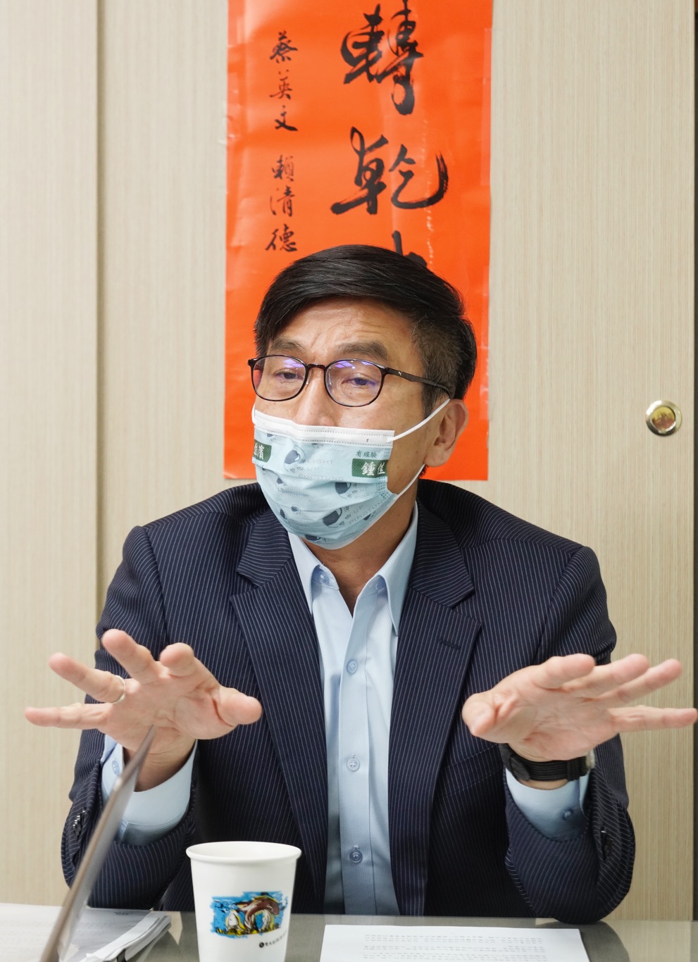 民進黨立委鍾佳濱專訪。 圖：張良一/攝